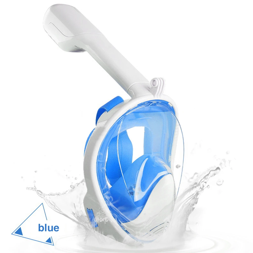 

Full Face Scuba Snorkeling Face Mask Underwater Respirator Goggles Swimming Training Diving Care Equipment for Kids Adult