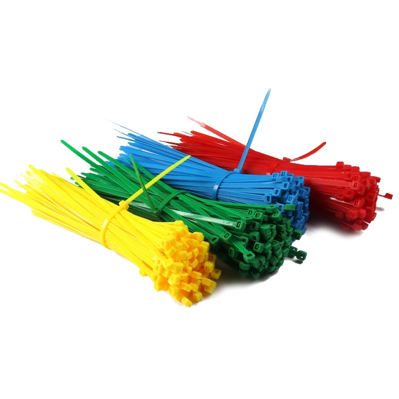 5*200 мм Красочные самоблокирующиеся Нейлоновые кабельные типы шт./упаковка