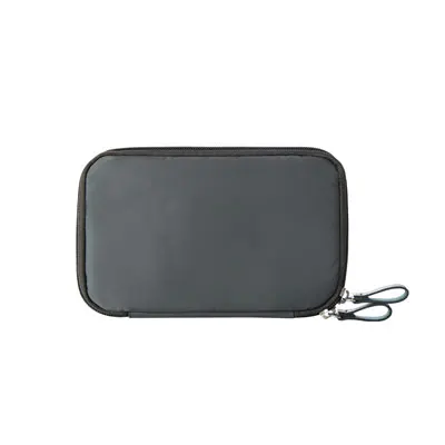 Светло-серый Travel Digital Pouch Nylon Travel Passport Case Multi Purpose Zipper Card and ID Holder Cable Gadgets Organizer - Цвет: Светло-серый