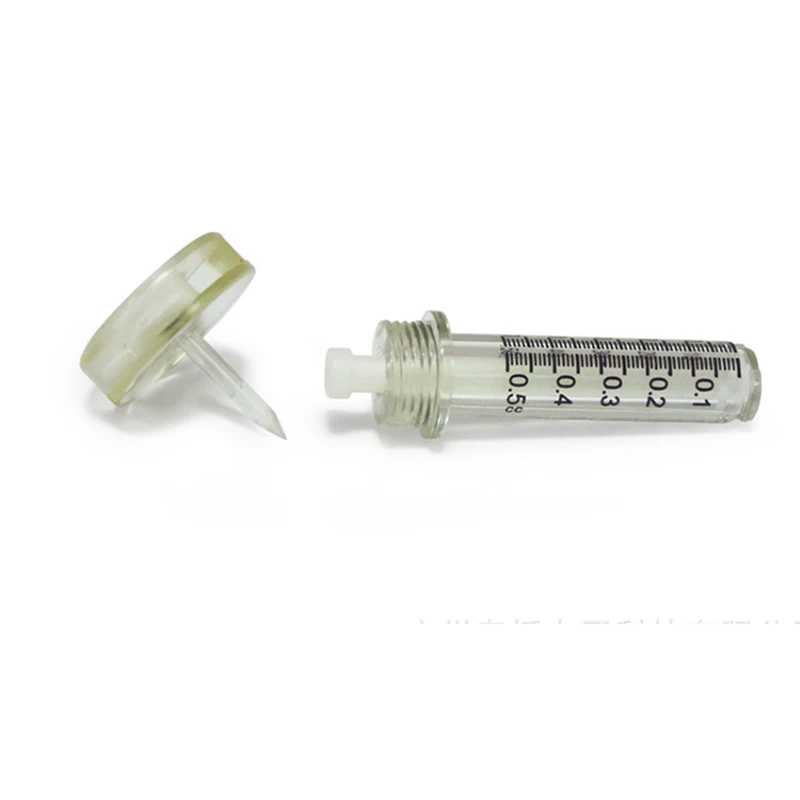 50 шт. 0 5 ml одноразовые стерильные ампулы головка шприц для Гиалуроновый ручка