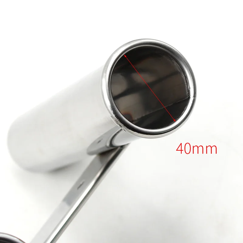 Держатель для удочки с 6 трубками ТРОЙНОЙ ДЕРЖАТЕЛЬ из нержавеющей стали