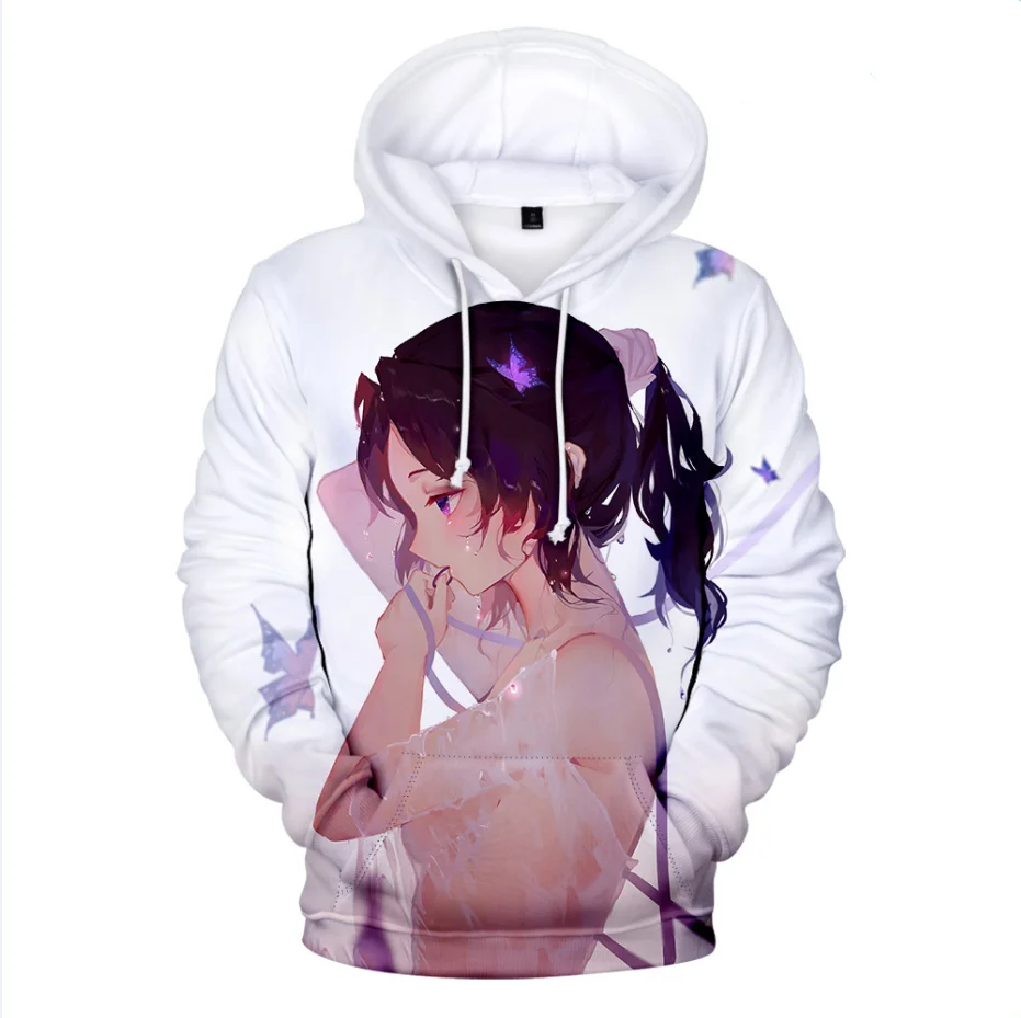 

2021 New Hoodie Demon Slayer Kimetsu No Yaiba 3D Hoody Sweatshirt Boys Girls Casual Coats Children Clothes Demon Slayer Clothing