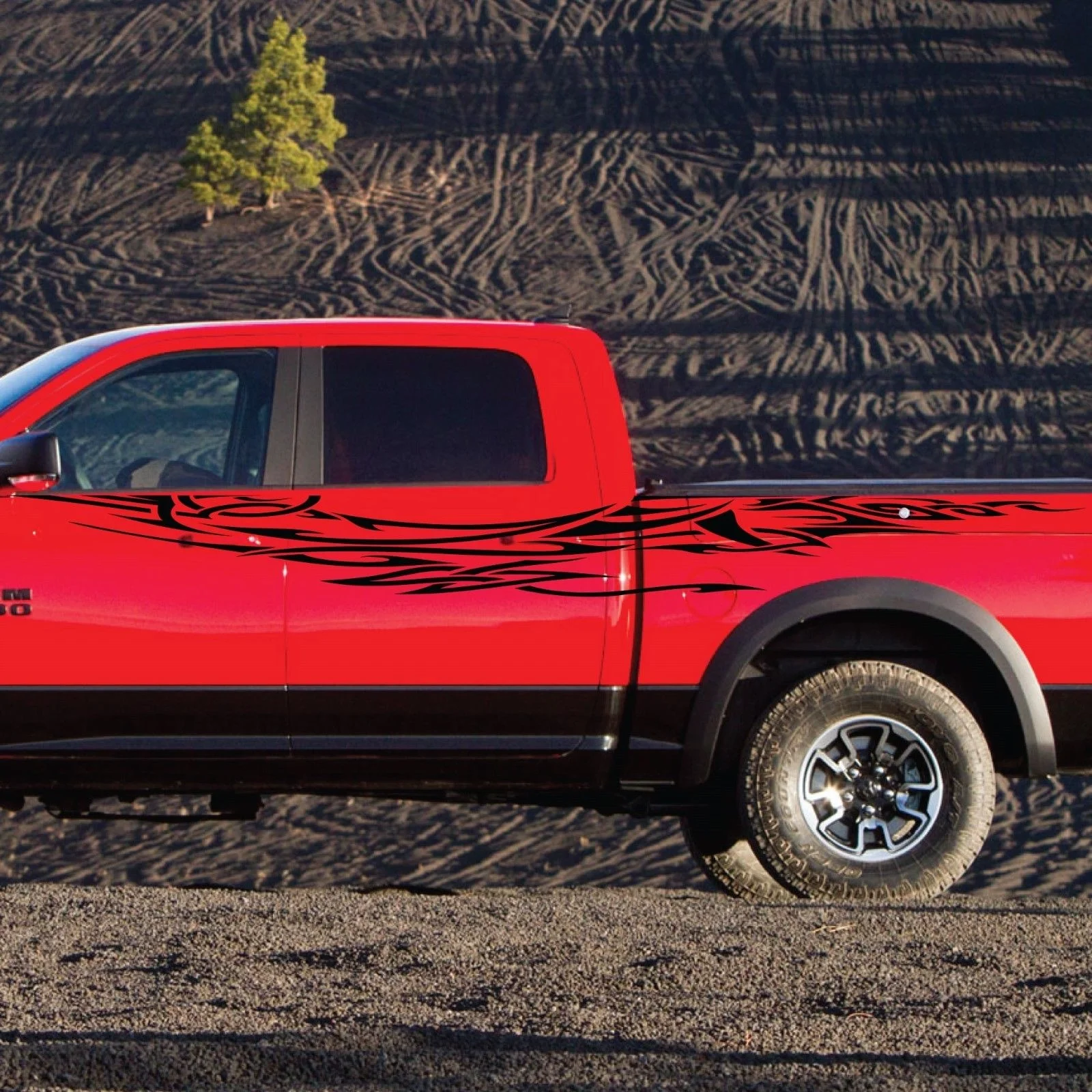 Для 2xDodge Ram Rebel этнический пикап логотип виниловая наклейка Графический