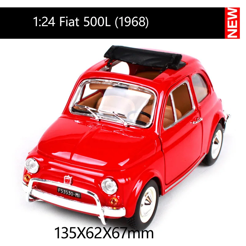 500L Bburago 1:24 1961 Porsche 356B модель автомобиля из сплава, модель автомобиля, украшение автомобиля, коллекция, Подарочная игрушка - Цвет: 500L