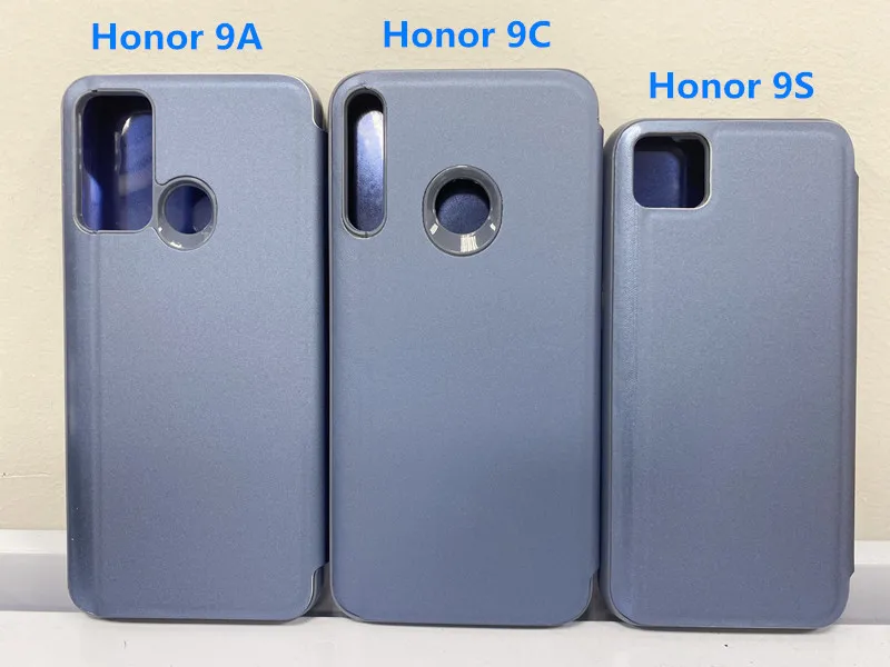 Чехол книжка для Honor с зеркальной поверхностью умной функцией пробуждения/сна