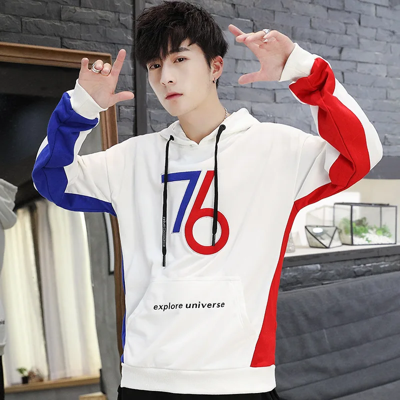 Новое поступление хлопковые мужские толстовки эластичные с вышивкой 76ers