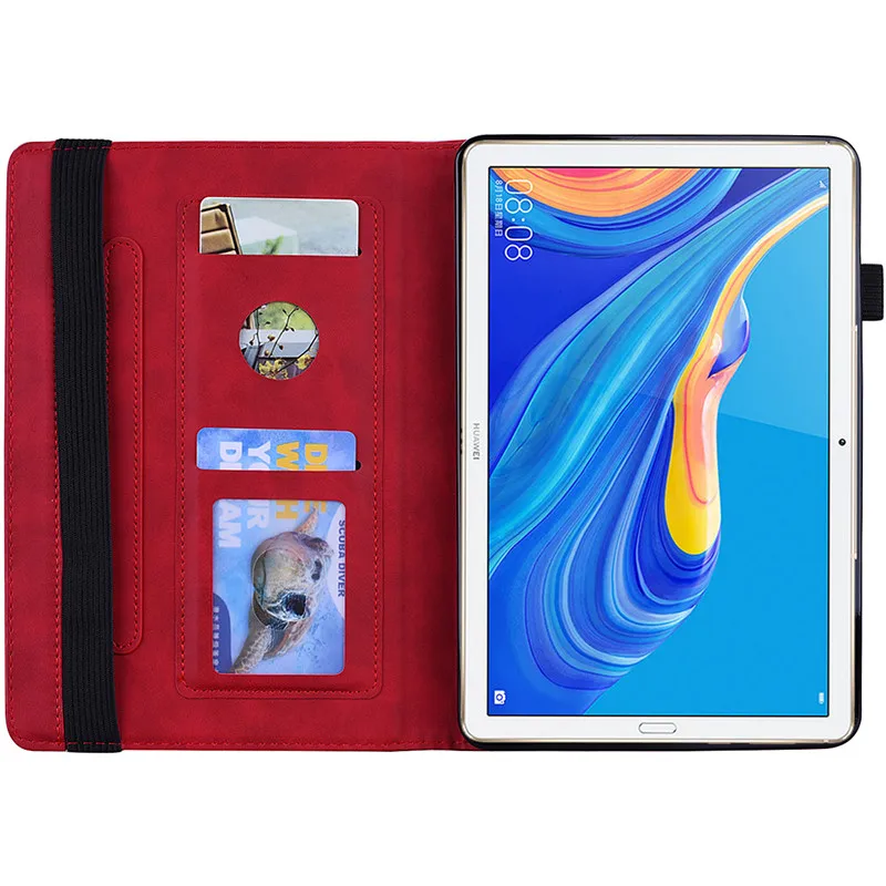 3D рельефный чехол с цветком для Huawei MediaPad M6 10 8 4 2019 откидная Подставка планшета |