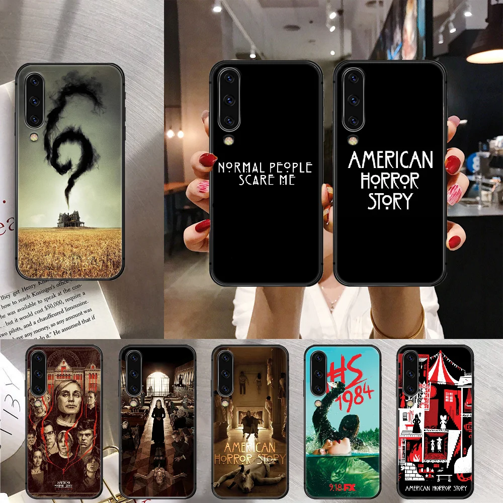 

AHS American Horror Story Phone Case Cover For Samsung Galaxy A 3 5 7 10 12 20 20E 21S 30 30S 40 50 51 70 71 S Black Etui Bumper