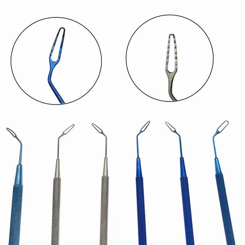 

Ophthalmic Small Lncision Operation Plate Titanium Left Eye Hooks 11.5cm/12.0cm Ophthalmic Surgical Instruments