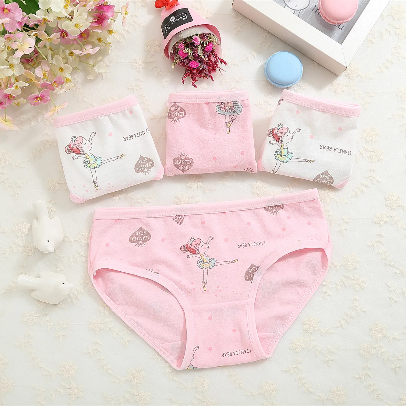 12 штук в партии Новое поступление нижнее белье для девочек детей Детские шорты