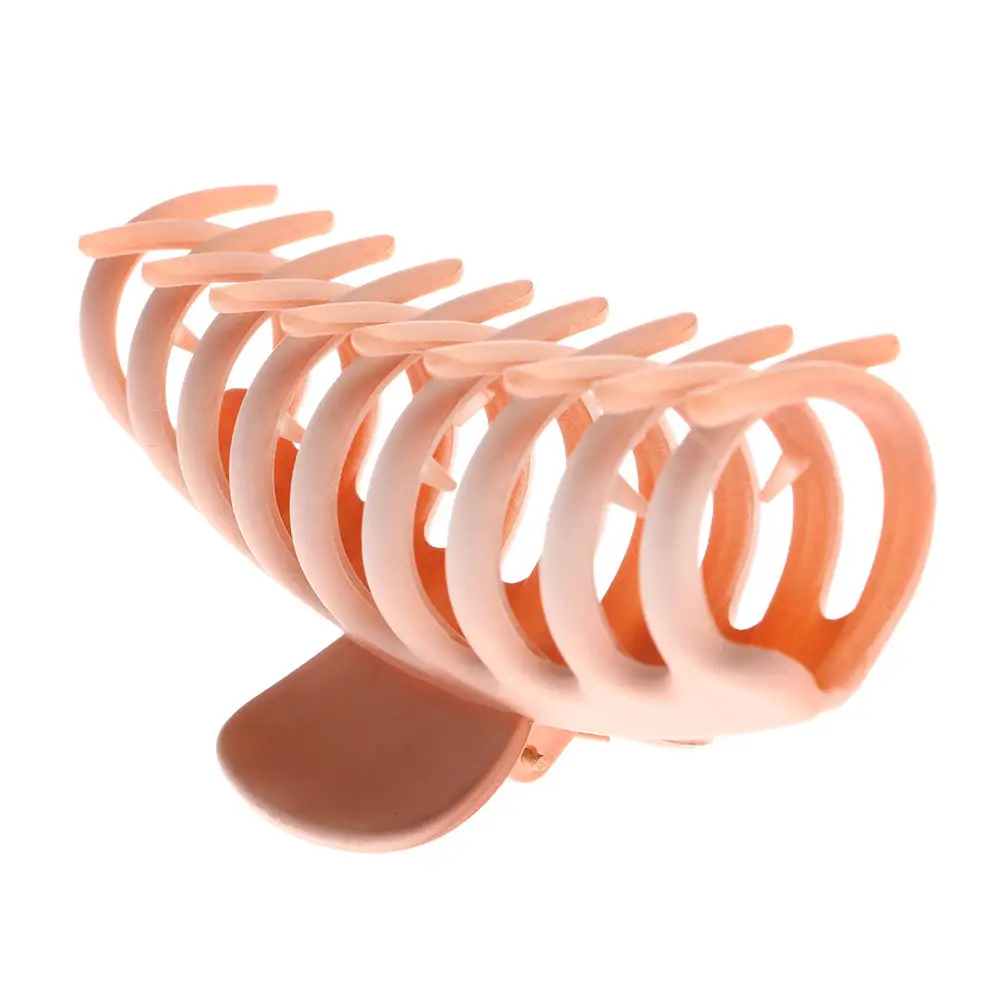 

7Colors Bath Acrylic Hair Claw for Women Large Size Tough Black Clip Clamps Crab Hairpins Barrette Hair Accessories for Summer