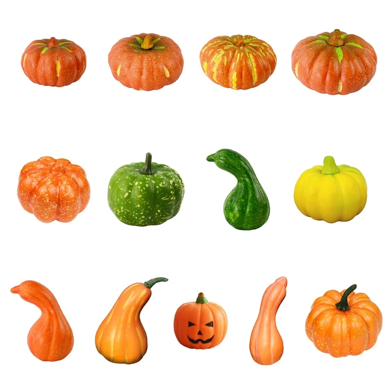 

Simulation Pumpkin Model Fake Vegetable Halloween DIY Craft Home Birthday Party Wedding Decoration