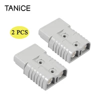 tanice 2pcs 175a 600v for anderson style plug connectors with 10 awg silver plated solid copper terminal acdc power tool kit