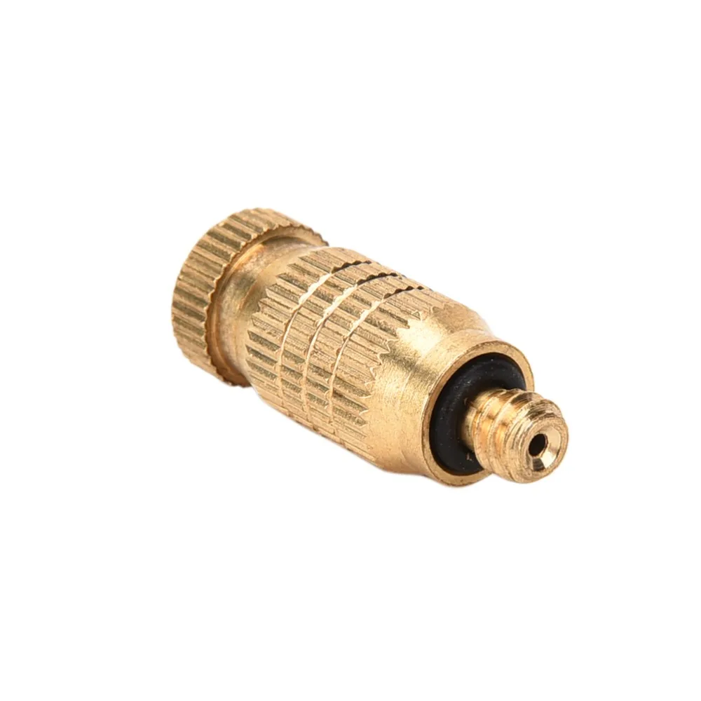 Garden Misting Fogging Spray Sprinkler Threaded Brass Fog Mist Nozzle 0.1mm Head Sprinklers good quality hot new