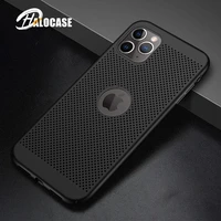 ultra slim phone case for iphone 13 11 12 pro max se 2020 6s 7 8 plus 5 5s se x xs xr max hollow heat dissipation hard pc cover