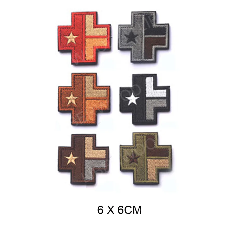 Пластырь с флагом штата США тактическая аппликация крючком и петлей не