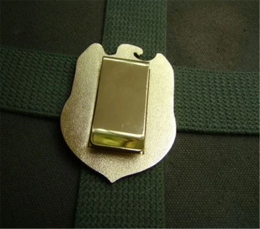 

Takerlama NCIS Badge Special Agents Naval Criminal Investigative Service Metal Golden Waist Badge Brooch Pin Cosplay