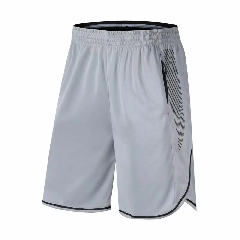 

Basketball Shorts Breathable Sweat Sport Running Shorts Outdoor Sports Fitness Short Pants Loose Beach Shorts with Zip pocket