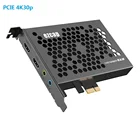 EzCAP324 UVC PCIE Плата видеозахвата игры 4Kp30 HDR240fps линейный вход для PS4, Xbox серии XS, Xbox One,Wii U,Nintendo
