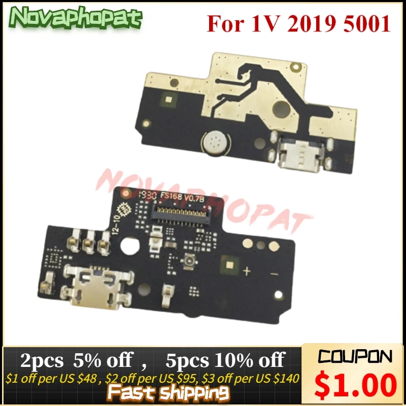 Novaphopat для Alcatel Работает с любым оператором 1V 2019 5001 5001D 5001A порт зарядной USB