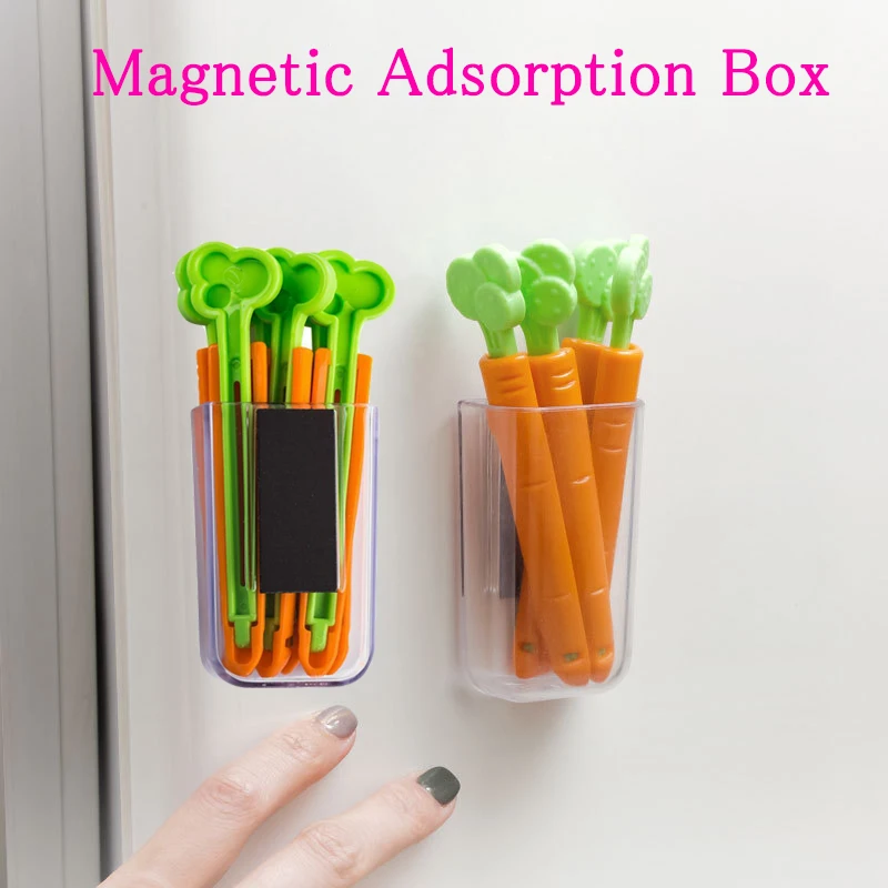 5 шт. Портативный Новый Кухня Еда закуски уплотнение морковь застежка карман клип