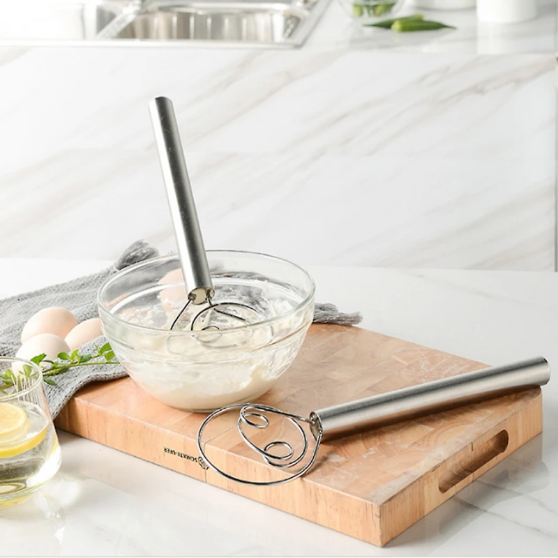

Handle Mixer Kitchentools Cake Dessert Stainless Steel Mixing Set