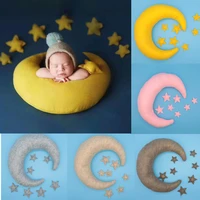 baby posing moon pillow stars set newborn photography props moon pillow baby body poser for studio photo shooting accessories