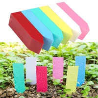 100pcs pvc plant tags garden plant labels nursery markers flower pots seedling labels tray mark tools garden accessories