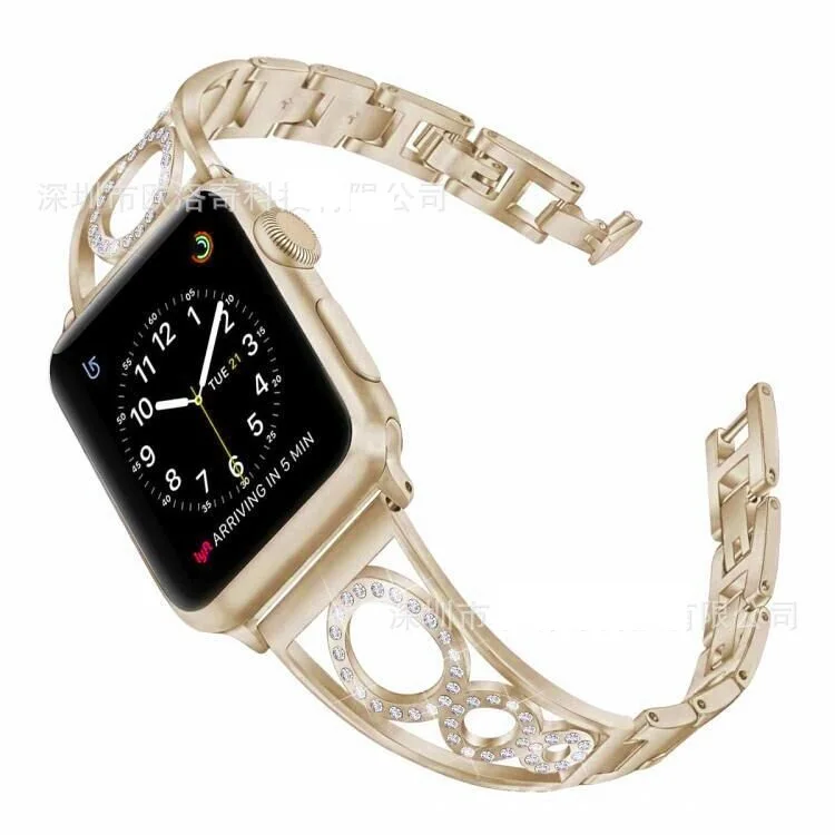Apple Watch Band Chain браслет из нержавеющей стали сменные браслеты для Series3 2 серии 1 38 мм 42