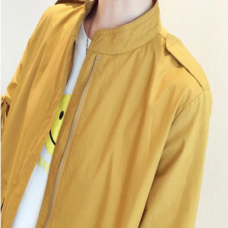 

Corta Vento Feminina Корейская одежда Женская ветровка Повседневная модная Женская Длинная свободная темпераментная куртка большого размера