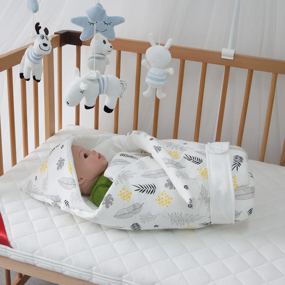 Детское одеяло для новорожденных толстый хлопок теплый мягкий детский Ранец