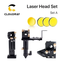 cloudray e series co2 laser head set 1 pcs focusing lens 3 pcs si mo mirrors for engraver cutting machine parts