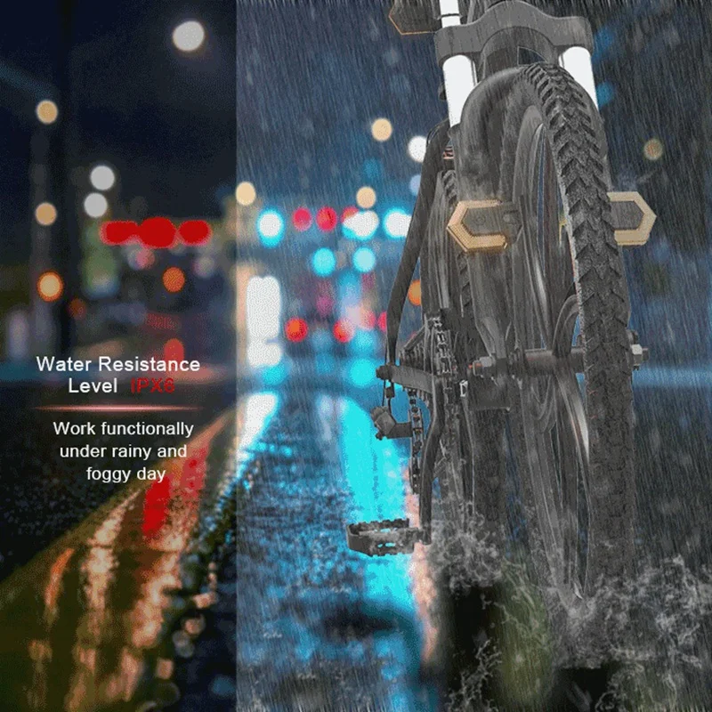 Bike Turn Signals with Smart Wireless Remote Control Tail Lights Front and Rear Cycling Warning Light | Спорт и развлечения