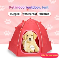house for dogs pets tent cats house indoor outdoor foldable detachable cat beds waterproof house pet supplies dog accessories