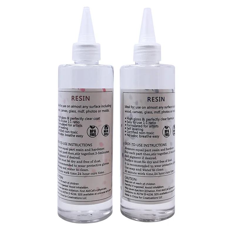 Прозрачные цветные кабошоны из эпоксидной смолы для самостоятельного