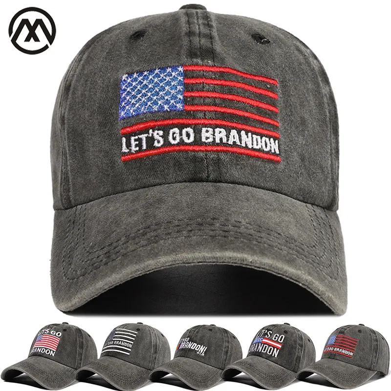 

Мужская и женская шляпа 2022, американская стандартная бейсболка, бейсболка, кепка Брэндона, кепка для улицы, для путешествий на весну и лето, ...