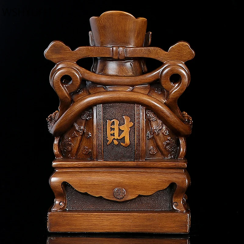 Творчество смолы Бог Статуя Будды символ богатства украшения для дома шкафа