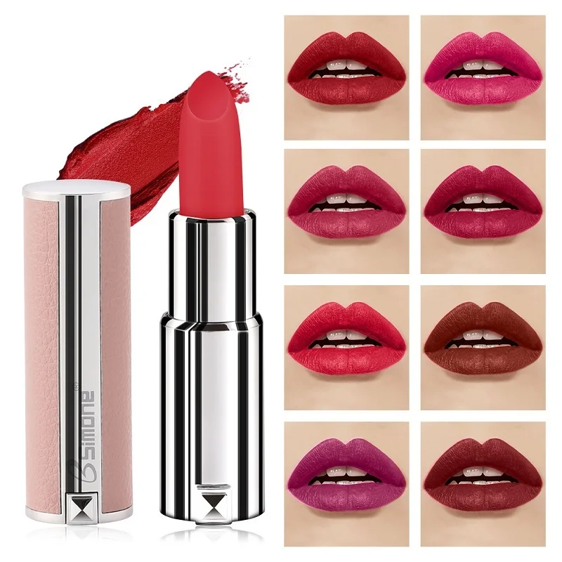 Профессиональная губная помада для макияжа матовая водостойкая стойкий блеск
