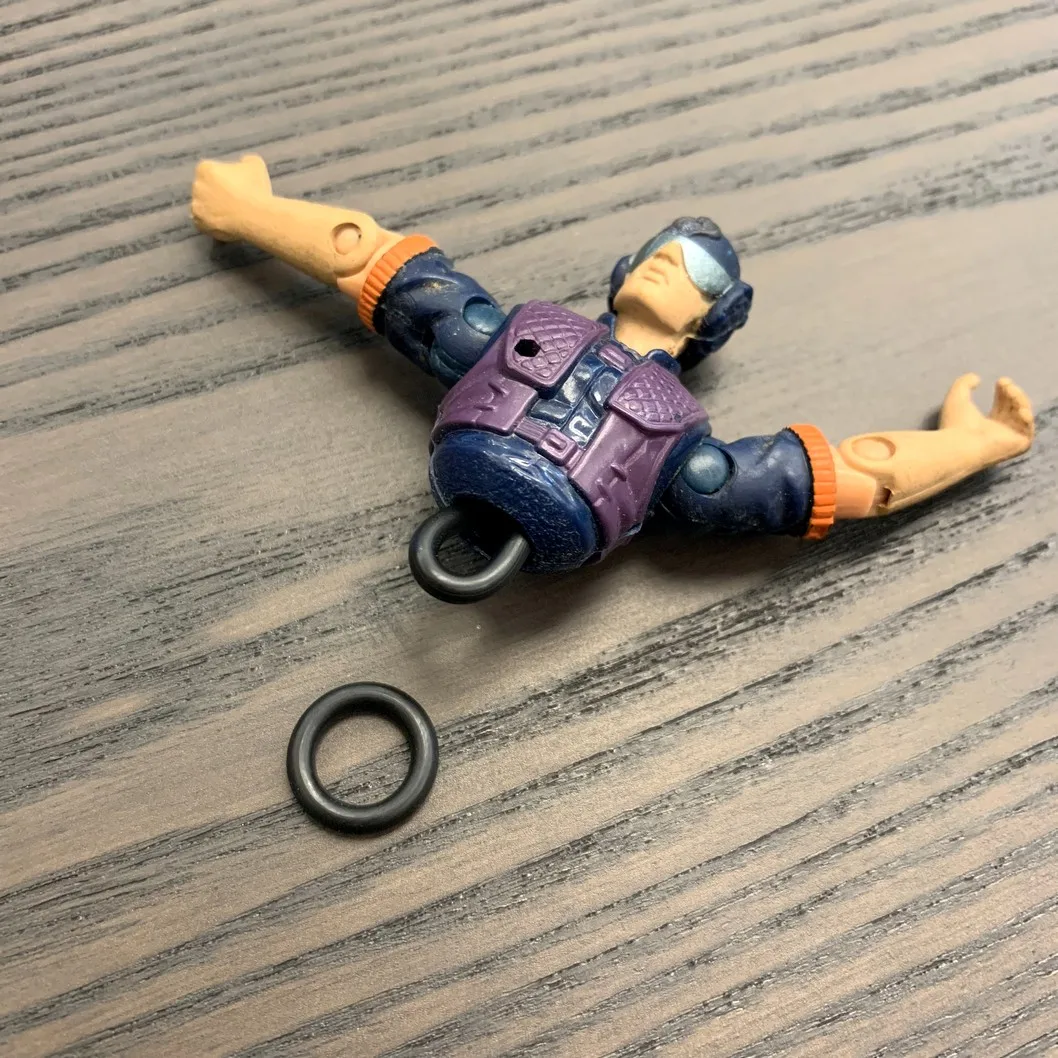 GI Joe КОБРА СИЛЫ действия основание O-RINGS пояс &amp T Hook винт для 3 75 &quotфигурки ноги Crocht