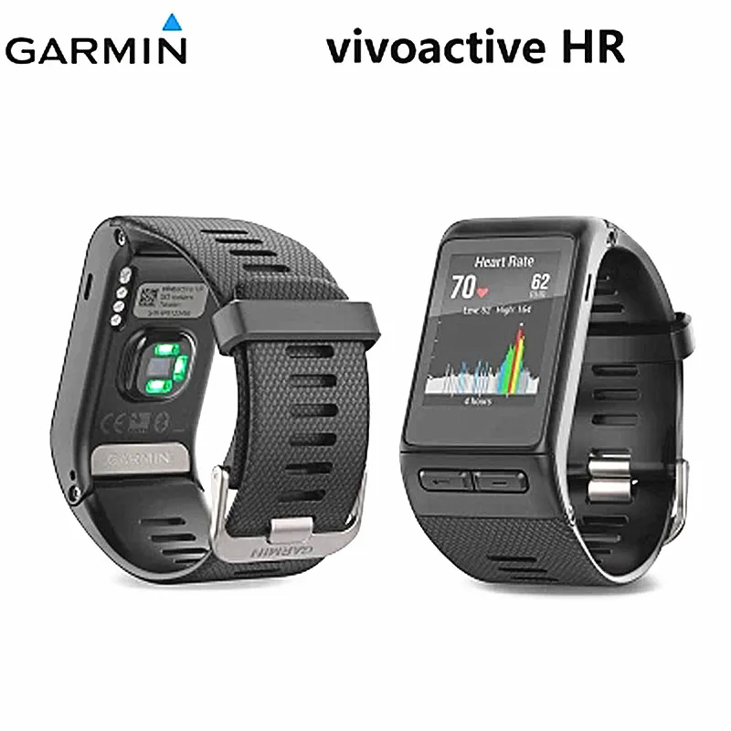 GARMIN vivoactive HR Фотоэлектрические часы с пульсом для бега, катания на лыжах, gps браслет