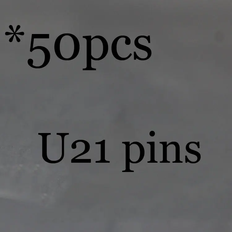 50P 9 12 14 16 18 21 Pin u-образные иглы для татуажа, Перманентный макияж, лезвие для вышивания бровей, для 3D микроблейдинга, ручная ручка для татуировки - Габаритные размеры: 50pcsU21pin