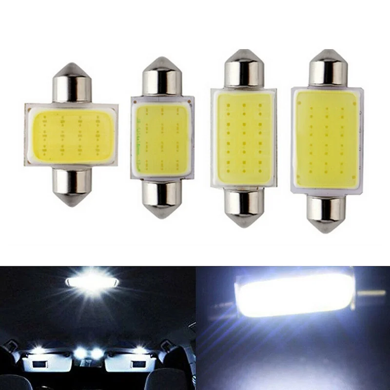 

500 шт., C10W C5W Светодиодные лампы, 31 мм, 36 мм, 39 мм, 41/42 мм, 12 В