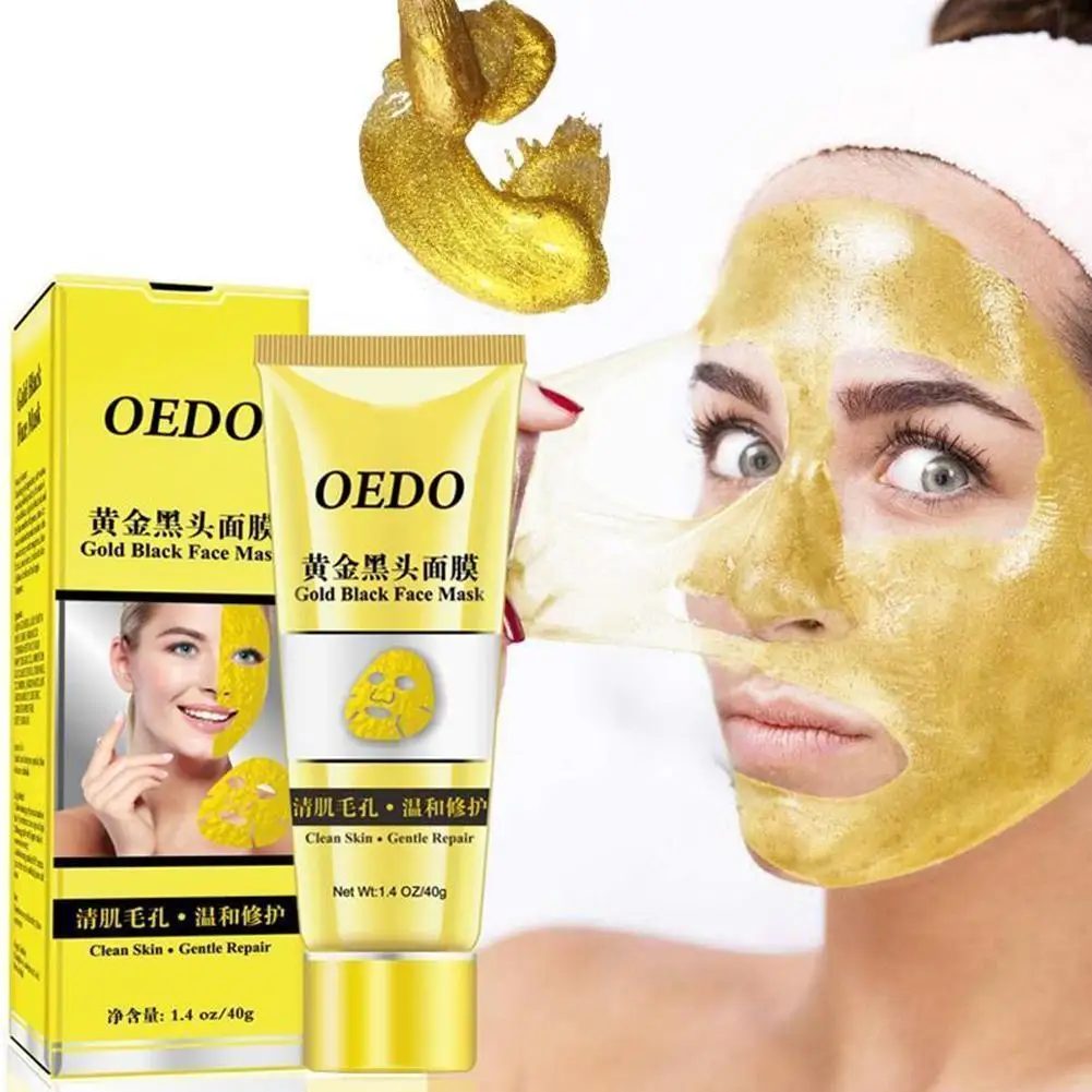 

Gold Remove Blackhead Mask Shrink Pore Improve Rough Skin Acne Shills Blackhead Remover Mask Facial Moisturizing Cream