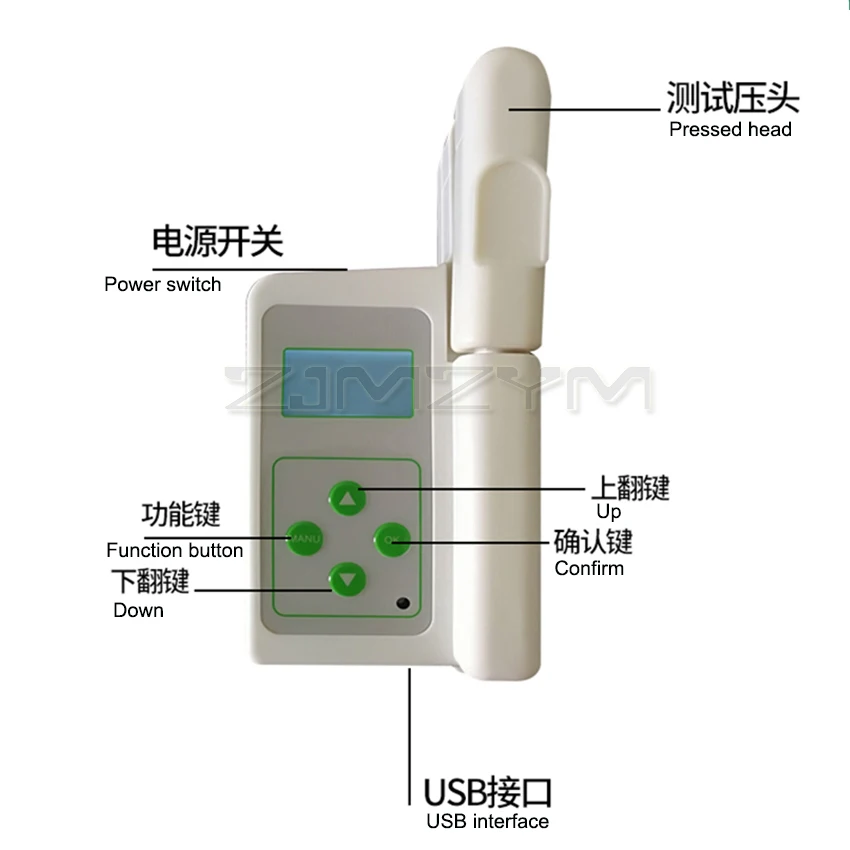 

TYS-4N Portable Chlorophyll Tester Detector Meter Handheld Digital Plant Nutrition Nitrogen Content Temperature Humidity Monitor