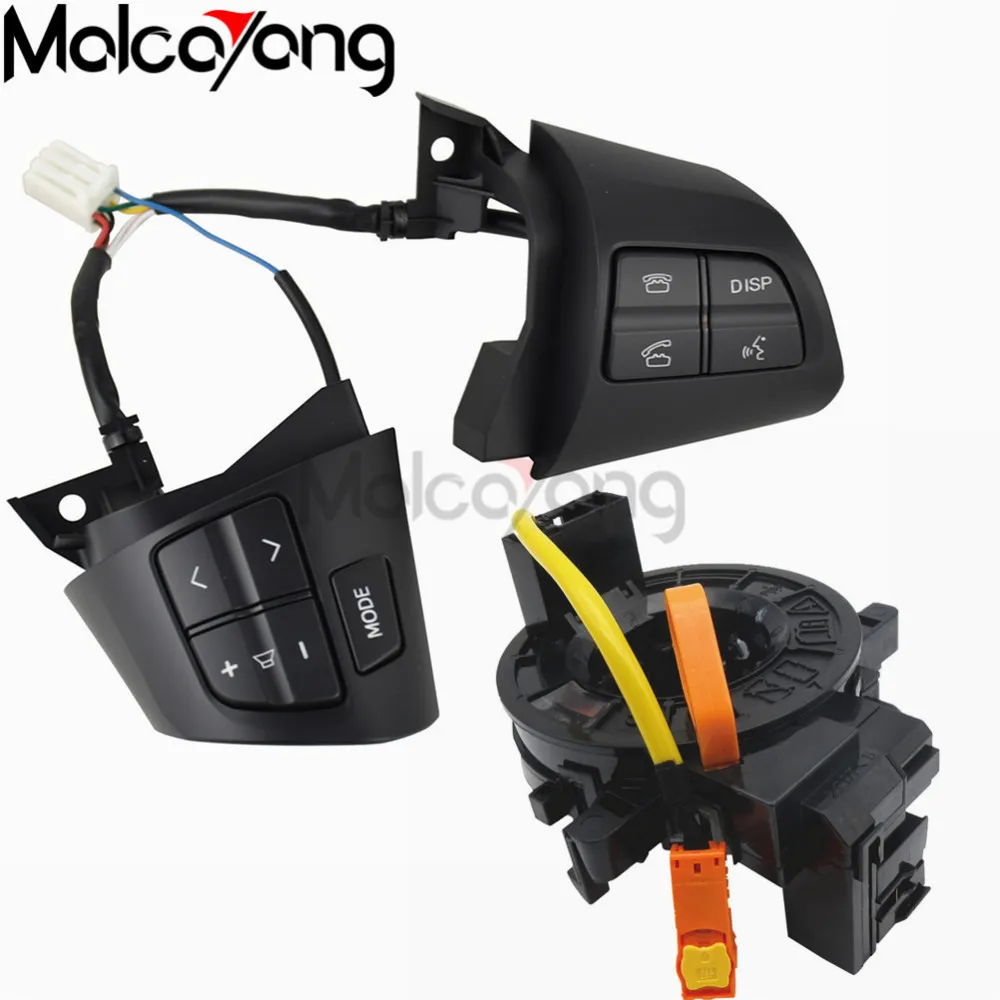 Высококачественный для TOYOTA COROLLA 2007-2013 84250-02230 8425002230 Рулевое колесо Кнопка управления аудио серебристый и черный цвет