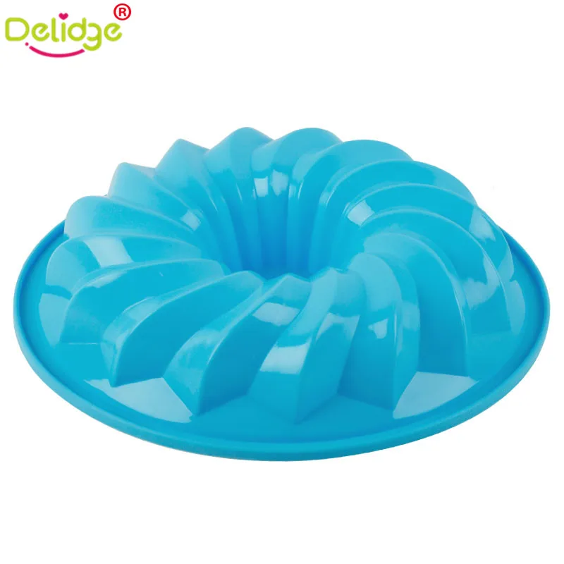 Инструменты для столовой и кухни 1 большая спиральная форма торта силиконовая