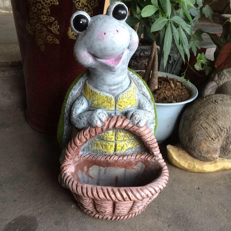 

TURTLE TANK FLOCKING OUTDOOR LAWN VILLA COURTYARD MICRO LANDSCAPE FLOWER POT SIMULATION ANIMAL GARDENING ORNAMENTS