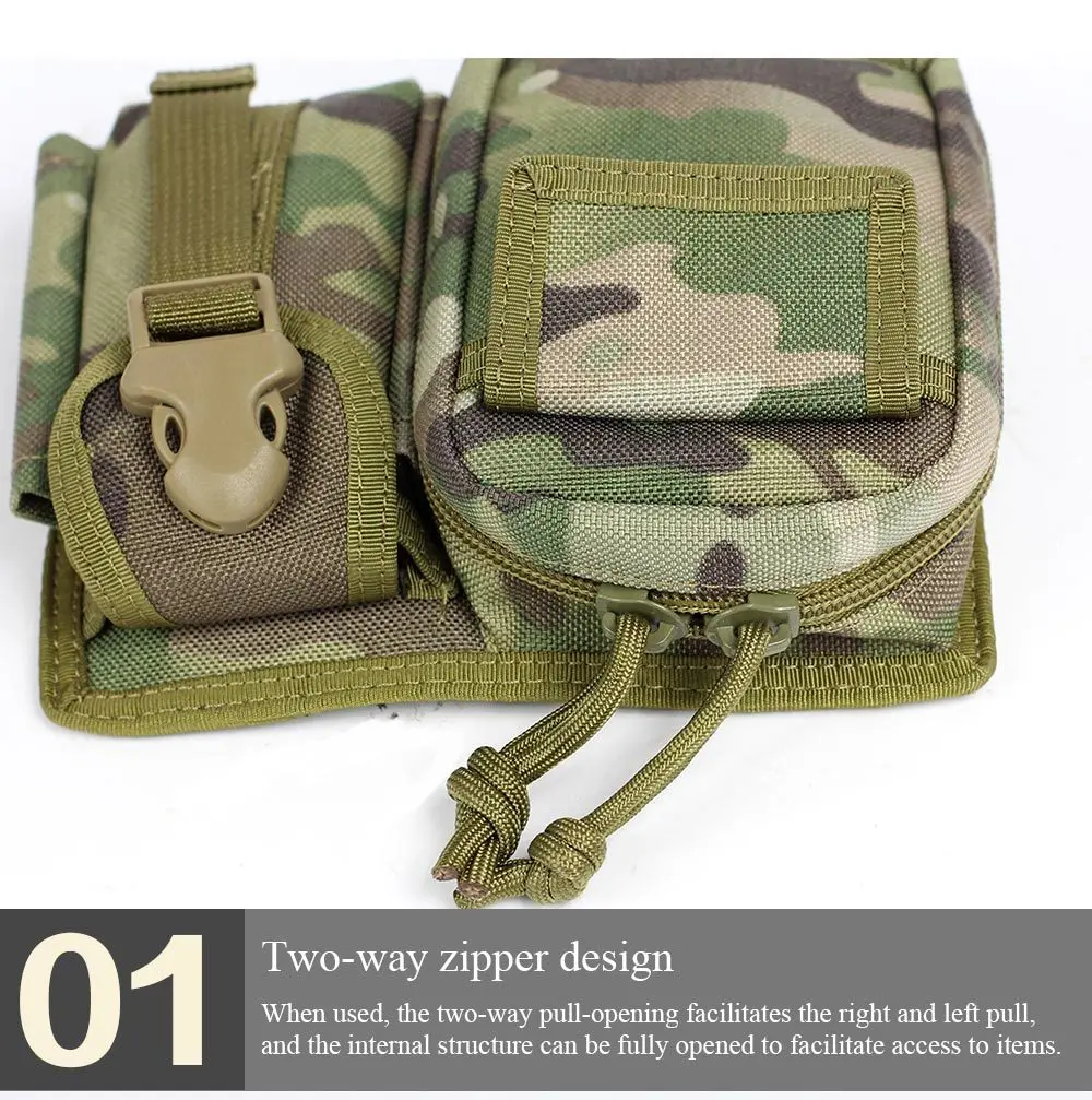 SINAIRSOFT Тактический Molle Чехол поясная сумка водонепроницаемый нейлон многофункциональная повседневная мужская маленькая сумка Мобильный чехол для телефона охотничья сумка
