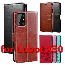 for Cubot X30 Leather Case on for Cubot X30 Cover Classic Style Flip Wallet Phone Cases Women Men