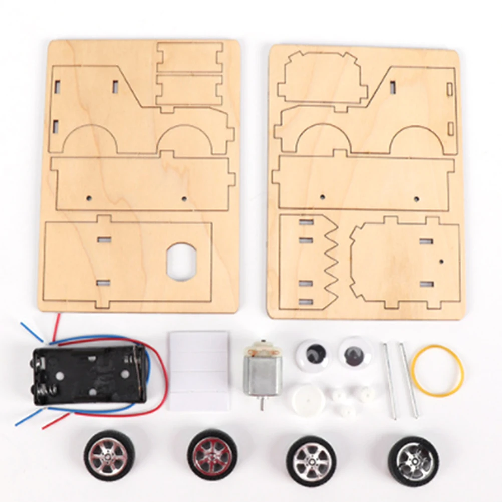 Креативный деревянный маленький поезд электрический Сделай Сам технология